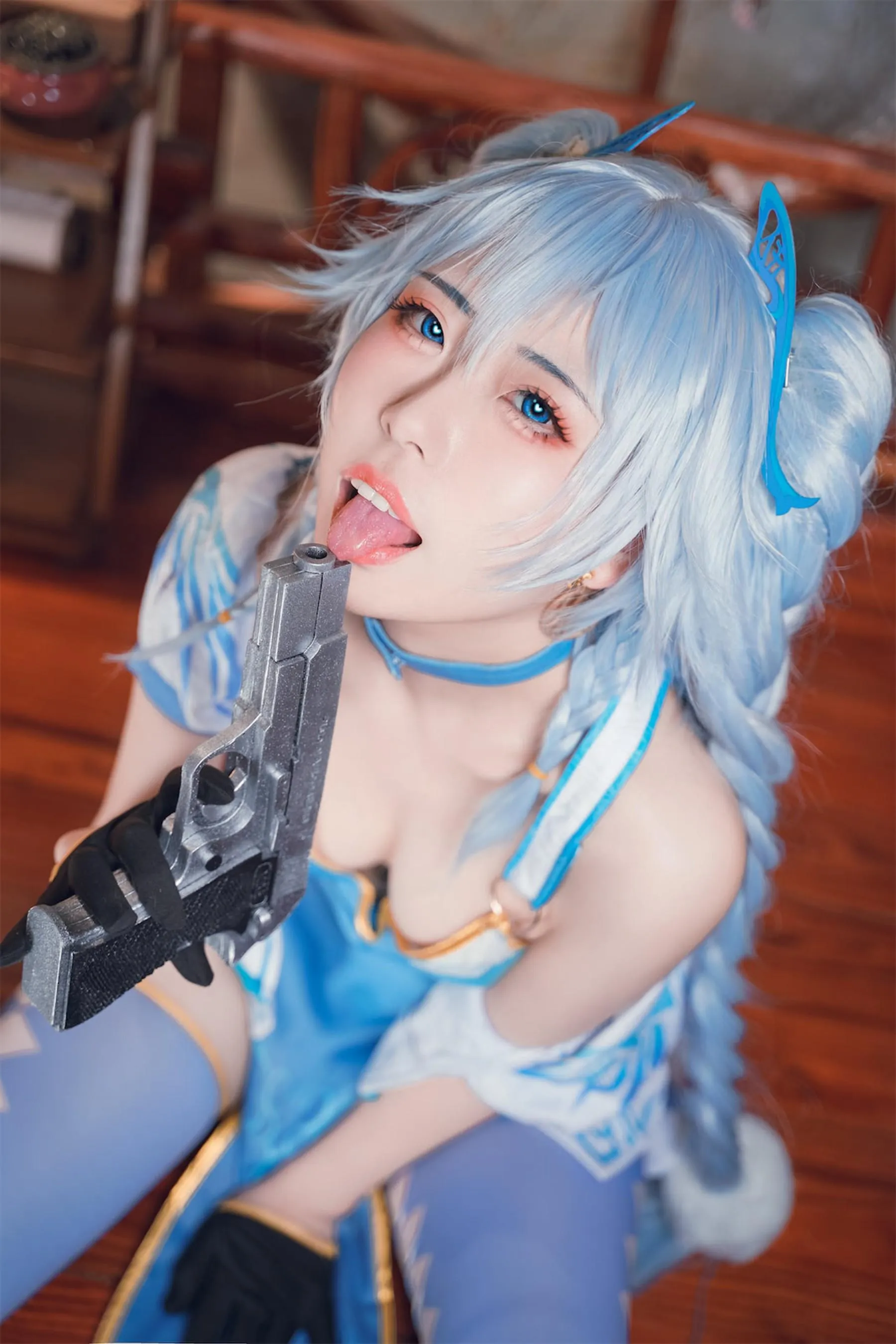 虎森森 – NO.17 少女前线 翠雀媚 [41P]插图8
